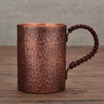 Vaskne K&auml;sitsi Sepistatud Sirge Kohvikruus Veekruus Vaskne Teetass Multifunktsionaalne Teekann Vaskne Veeklaas vask