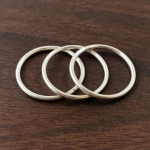 925 Sterling H&otilde;bedast Virnastatavate S&otilde;rmuste Komplekt, Minimalistlik Lihtne Disain, &Otilde;huke Delicate 3 S&otilde;rmuse Komplekt 4 h&otilde;be