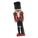 Wood Nutcracker Figurine Ornament Height 15 inch Christmas Decoration for
