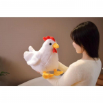 Armas tibu pl&uuml;&uuml;sist m&auml;nguasi Simulatsioon kukk kana pehme padi Stardew Valley m&auml;nguasi t&auml;idisega nukk Peluche Laste kingitus m&auml;nguasi 30cm valge