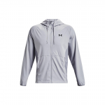 Under Armour logo tr&uuml;kitud kapuutsiga pikkade varrukatega jakk Meeste jakid Hall 1369736-011 2XL