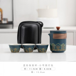 Kaasaskantav reisiteekomplekt, v&auml;lik&auml;mpinguturism, tee valmistamise ja joomise varustus, kaasas olev kiirtass, &uuml;ks pott, 3 tassi