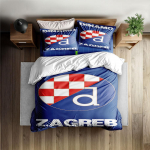 Kodaniku jalgpalliklubi Dinamo Zagreb Tekikottide komplekt King Queen Double Full Twin Single suurusega Voodipesu komplekt 135x200cm