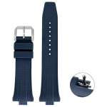 Fluoro kummi rihm Citizen NJ0150 NJ0151 0158 jaoks Kiirvabastusega pandla Meeste pehme FKM Sport Veekindel Asendus Watch Band 9mm 9mm tumesinine v&auml;rv