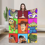 M&auml;nguasi tory Buzz Lightyear Tulnukas Flanellitekk Soe visketekk V&auml;litingimustesse Lennukireis Moekas voodikate Diivanvoodi kate 30x40in