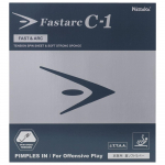 Nittaku Fastark C-1 lauatennise kummi, NR8706, Must, Keskmine