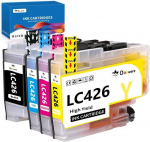Cartouche d'encre - CHOUMICHA - LC426 - Pack de 4 - Compatible Brother - Haut rendement