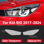 KIA RIO 2017-2024 2023 Auto Esitulede L&auml;bipaistev TPU Kaitsekate Kile Esitulede V&auml;rvi Muutja Kleebis Transparent