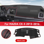 MAZDA CX-5 2013-2016 CX5 Autode Armatuurlaudi Kate Matt P&auml;ikesekaitsekate Padjad V&auml;ltige Valgust Matt N&auml;idikute Vaip Kaitse Tarvikud Artificial Leather&Left Rudder