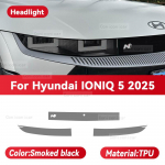 HYUNDAI IONIQ 5 2025 Auto Esitulede Suitsutatud Must TPU Kaitsekile Esitulede Tooni Muutvad Kleebised Lisatarvikud Smoked black