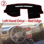 Armatuurlaua kate Padi Auto Vooder Anti-UV Matt P&auml;ikesekaitse Armatuurlaua Matt Vaip Armatuurile Volkswagen VW Golf 5 MK5 A5 2004 2005 2006-2009