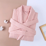 2 Layer Waffle Hotel Robe meeste 100% puuvillane kimono hommikumantel k&auml;ter&auml;tik Hommikumantel imav r&uuml;&uuml; Naiste pikk pidžaama pidžaama XL hall