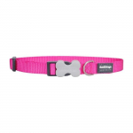 Collier pour chien - Red Dingo - Fuchsia - Fermoir r&eacute;sistant - Confort optimal - Anneau en D en acier inoxydable fuksia