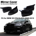 R&uuml;tmilised tahavaatepeegli katted Tiiva k&uuml;ljepeegli katted Autotarvikud M Performance Sobib BMW X5 E70 X6 E71 jaoks A Mirror Cover