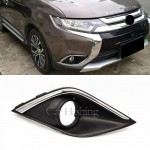 Kroomitud udutulede katted Mitsubishi Outlander 2016- jaoks Udutulede lambi raami kattekattekatte Udutulede kapoti raami kattekatte v&otilde;re Only L side