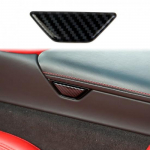 Carbon fiber central armrest box switch cover trim for Chevrolet Corvette C8
