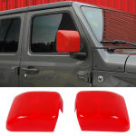 Parempoolne vasakpoolne uks peegli tagasivaatepeegli kate Jeep Wrangler JL Gladiator JT 2018 2022 autode v&auml;lispeegli katte tarvikud punane