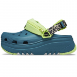 Crocs Hiker Xscape EVA Loomamustriga Klotsid 5cm Sandaalid Unisex 'Teal Green' 34-35