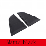 For Nissan 370Z 2009- ABS carbon fiber Car Rear Window Triangle Exterior ABS Shutter Deflector Decoration Accessrories matt must v&auml;rv