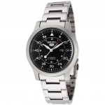 Renoveeritud Seiko 5 Automaatne SNK809 SNK809K1 SNK809K 21 juveeliga Meeste k&auml;ekell must