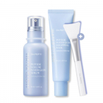 DR.PEPTI Peptiidi Maht Glow Seerum 50ml + Kooriv Mask 60ml Komplekt | Klaasjas Nahk & S&uuml;gav Niisutus Kahepoolne Hooldus