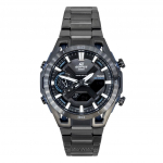 Casio Edifice Analoog-Digitaalne Roostevabast Terasest Must Tihvtitahvel P&auml;ikeseenergial t&ouml;&ouml;tav ECB-2300DC-1A 100M Meeste K&auml;ekell must