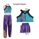Halloween Huntrix KPop Mira Zoey Rumi Cosplay Kost&uuml;&uuml;mid Komplektid Lastele Lapsed T&uuml;drukud Cosplay Anime &Uuml;htne Kingitused 110cm