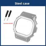 Casio G-SHOCK GMW-B5000 uue modifikatsioonikomplekti jaoks Roostevabast terasest korpus Kella rihm 3459 Modifitseeritud uuendus metallist raam Kellariba komplekti osad For GMW-B5000
