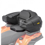 Top case 75 L pour Quad/ATV Bagtecs QT6 - Coffre arri&egrave;re noir &eacute;tanche avec dossier rembourr&eacute;