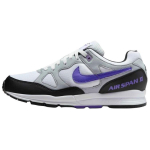 Nike Air Span 2 Slip Resistant Abrasion Resistant Low top Casual Shoes Men's Black White Purple AH8047-013 44
