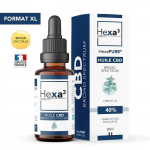 Huile CBD Broad Spectrum 40% , 12000mg, sans THC (30ml) 1 flacon