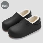 Unisex veekindlad libisemiskindlad pl&uuml;&uuml;sist puuvillased toasussid - Soe t&auml;iskattega s&uuml;giseks/talveks. 39-40 [Inner Length 25cm] pruun