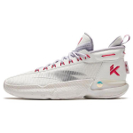 Anta KT9 Nitrogen Technology Cushioning Abrasion Resistant Breathable Mid top Basketball Shoes Men's White 112411101-5 40