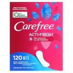 Carefree, Acti-Fresh, igap&auml;evane vooder, tavaline, l&otilde;hnavaba, 120 t&uuml;kki