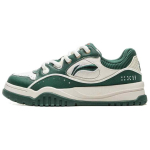 Li Ning Slip Resistant Cushioning Abrasion Resistant Low top Skateboard Shoes Men's White Green AGCV059-1 40