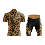 Leoparditr&uuml;kiga Jalgrattavorm 2025 Uus Meeste L&uuml;hikeste Varrukatega Jalgrattar&otilde;ivad Suvine MTB Jalgrattas&otilde;it Jalgrattas&auml;rgi Komplekt Ropa Maillot XL
