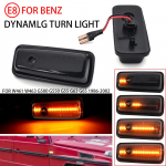 J&auml;rjestikune vilkuv LED-suunatule k&uuml;lgm&auml;rgutuled Blinker Mercedes-Benz G-klassile W463 W461 G500 G550 G55 G63 G65 Ambe