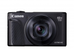 Canon PowerShot SX740 HS Kompaktne digitaalkaamera, 40x optiline suum, 4K, PSSX740HSBK, Must, Suum, Video, Wi-Fi tugi, must