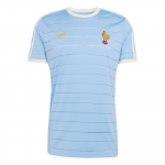 Adidas Originals Rugby Prantsusmaa 120 Aastat Crunch Kootud Spordi Kolme Triibuga &Uuml;mmarguse Kaelusega L&uuml;hikeste Varrukatega T-s&auml;rk Meeste Topid KD9869 XL