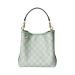 Gucci GG Embleem Monogramm Magnetiline Sulgur GG T&auml;ht Kaetud Kangast Kopp-kott Mini Naiste k&auml;ekotid Salveiroheline 815118-FAD6L-8458 Basic Set (Bag+Dust Bag)