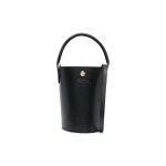 Longchamp &Eacute;pure 12 L&uuml;hikese k&auml;epidemega Kl&otilde;pskinnitusega Suur Veisenahast Koti-kott Mini Naiste k&auml;ekotid Must 10213HYZ001 Basic Set (Bag+Dust Bag)