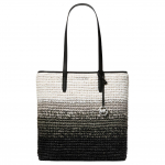 Michael Kors The Michael Br&auml;ndi logo gradiendiga kootud disainiga &otilde;lgkott &otilde;lest Suur naiste &otilde;lakott Must 35S5S01T3W-BLACK Basic Set (Bag+Dust Bag)