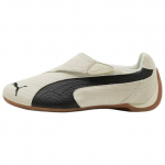 Puma Slipcat Retro Racing Tikitud Elustiili Vabaaja Jalan&otilde;ud Unisex tossud Valge Must 406357-04 40