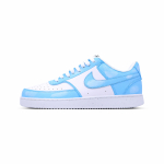 Nike Court Vision Nahast Libisemisvastased Kulumiskindlad Madalad Rula Kingad Unisex Sinine Valge DH2987-101(Team581) 35.5