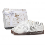 Adidas VL COURT 2.0 Da Vinci, Karbiga, Star Wish Kulumiskindlad Madalad Tennise/Skateboarding Kingad Unisex H&otilde;be Valge ID6015(TeamM-S-BOX) 39⅓