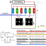 12V Eesmaldatud Kaitsmereleekarbi Komplekt, 4-Pin 80A Releebloki Komplekt, 2 Releed ja 6 ATC/ATO Labidafusetti, Autodele Veoautodele Meres&otilde;idukitele Paatidele Jeepi