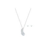 Swarovski Sulgedega Kaelakee ja K&otilde;rvar&otilde;ngaste Komplekt Naiste Ehted H&otilde;bedane 5506758 Box (Random Color)