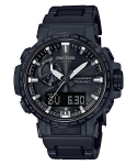 Casio meeste roostevabast terasest 100M veekindel digitaalne &auml;ratuskell kvartsmehhanismiga PRW-60FC-1A must