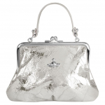 Vivienne Westwood Vanaema Raamiga K&auml;ekott Pallimustriga Naiste k&auml;ekotid H&otilde;bedane 4B010007WL00A7WARMSILVER Basic Set (Bag+Dust Bag)