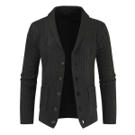 Fashion Lapel Casual kardigan mantel pikkade varrukatega &otilde;huke kootud kampsun XXXL
